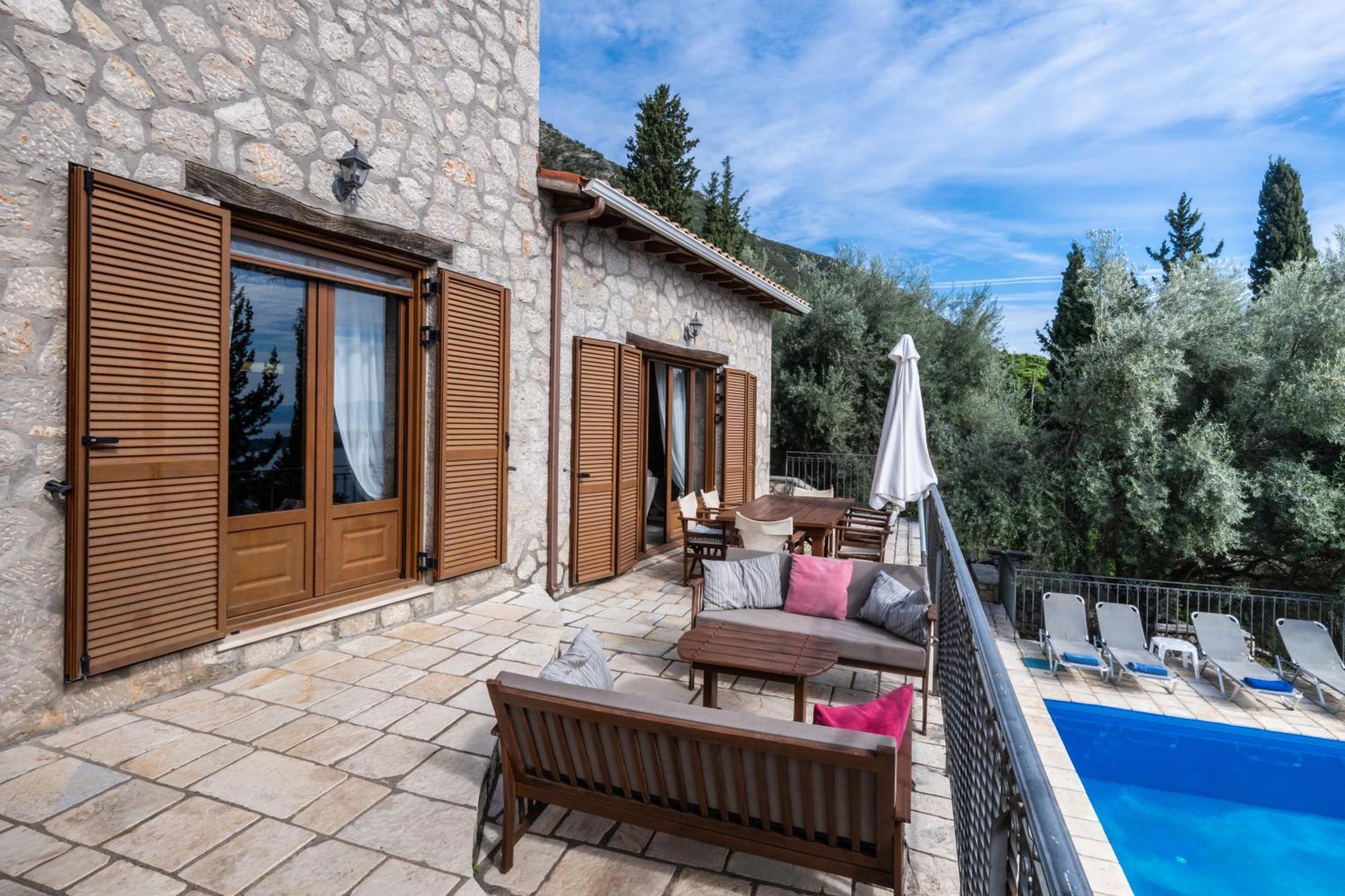 Villa Galini นีดรี ภายนอก รูปภาพ
