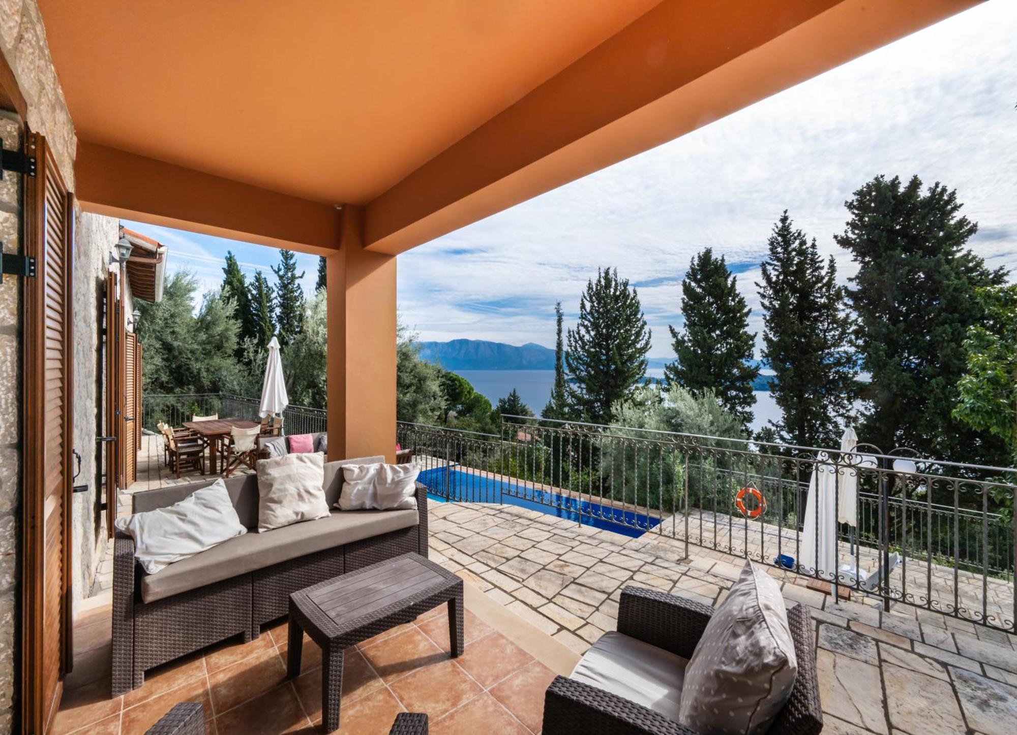Villa Galini นีดรี ภายนอก รูปภาพ