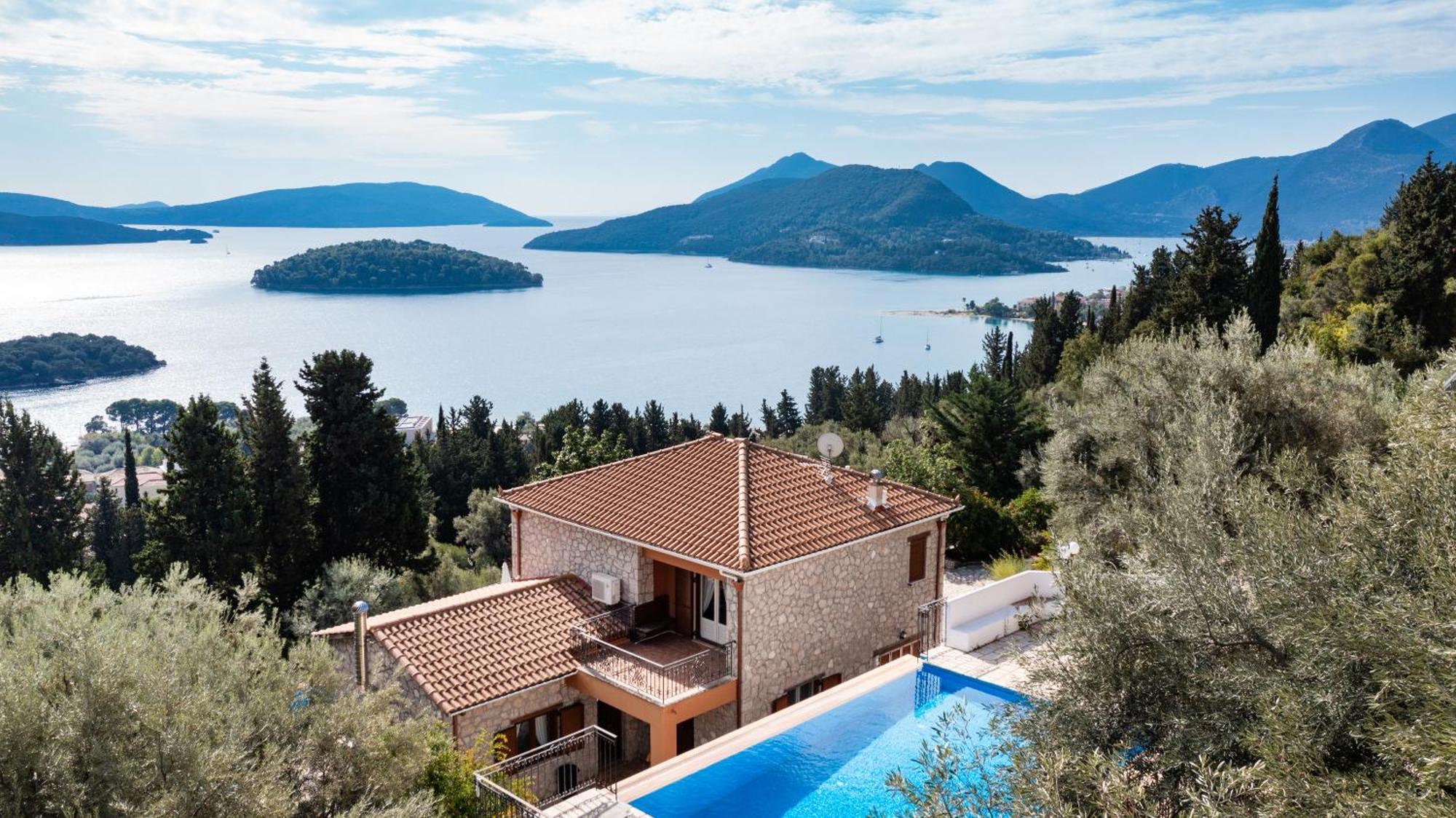 Villa Galini นีดรี ภายนอก รูปภาพ